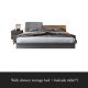 Children Bear Theme bed set-1.5M Bedframe-w/ 1 Bedside table-Storage-Pink & White