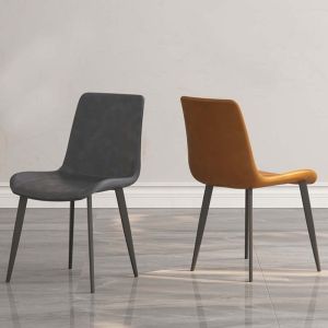LEJU Nordic PU Leather Dining Chair